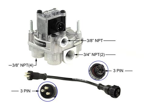 abs modulator valve meritor wabco style