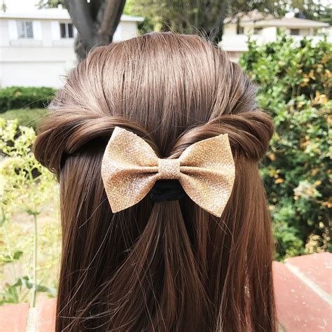 Gold Glitter Bow Glitter Hair Bows Hair Bows For Girls Hair Etsy – Artofit