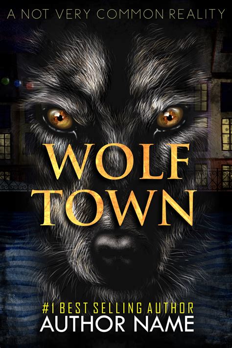 wolf town the book cover designer