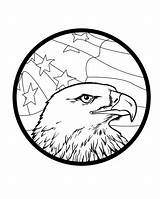 Eagle American Coloring Pages Printable Labor Print Popular sketch template
