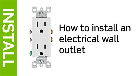 leviton presents   install  electrical wall outlet youtube receptacle wiring diagram
