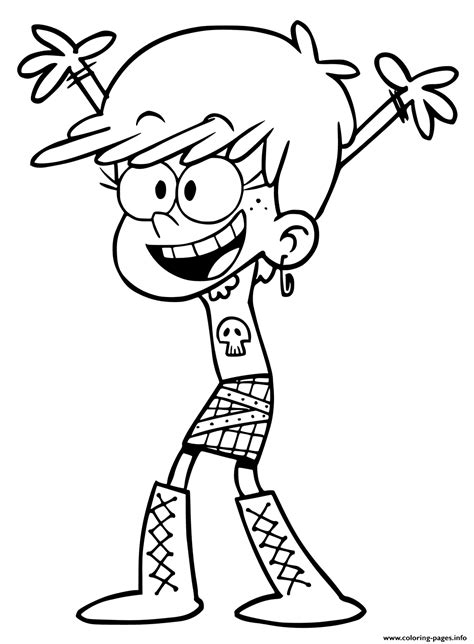 loud house printable coloring pages printable templates
