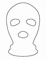 Mask Robber Pattern Printable Template Outline Patternuniverse Print Stencils Face Use Masks Templates Printables Shape Coloring Crafts Clip Terms Patterns sketch template