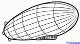 Coloring Airships sketch template