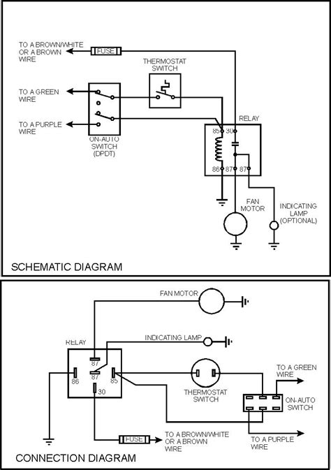 electric fan relay wiring diagram wiring diagram