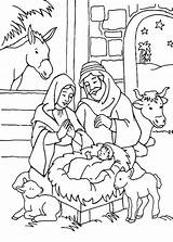 Presepe Nativity sketch template