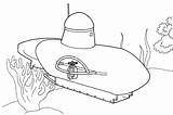 Submarine Coloring Pages Bathyscaphe Kids Colorkid Vessels Transport Vehicle Vehicles Print Underwater Submersible sketch template