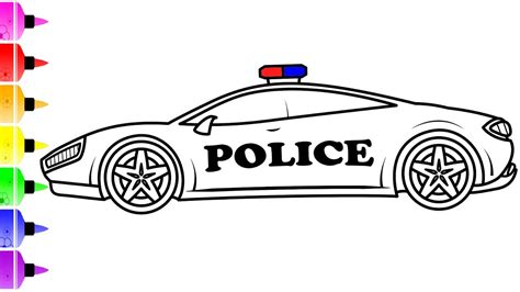 police car drawing  paintingvalleycom explore collection  police