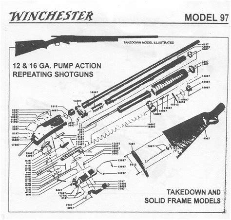 winchester model  parts diagram diagramwirings
