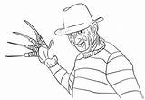 Freddy Krueger Coloring Pages Michael Vs Drawing Myers Jason Printable Hand Color Drawings Para Colorear Dibujos Colouring Dibujo Supercoloring Template sketch template