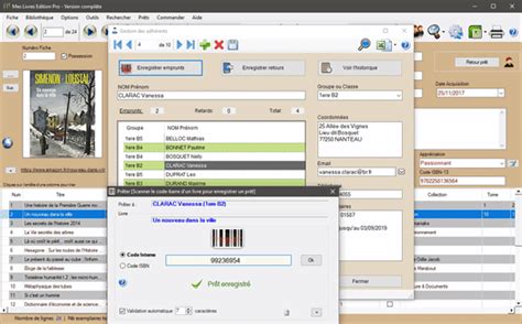 logiciel gestion livres ericvisser