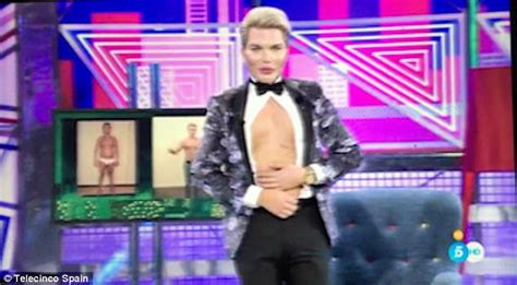 Human Ken Doll Performs Strip Tease On Spanish Tv Show