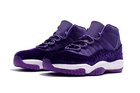 mens air jordan  purple velvet basketball shoes
