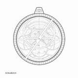 Astrolabe Ciel sketch template
