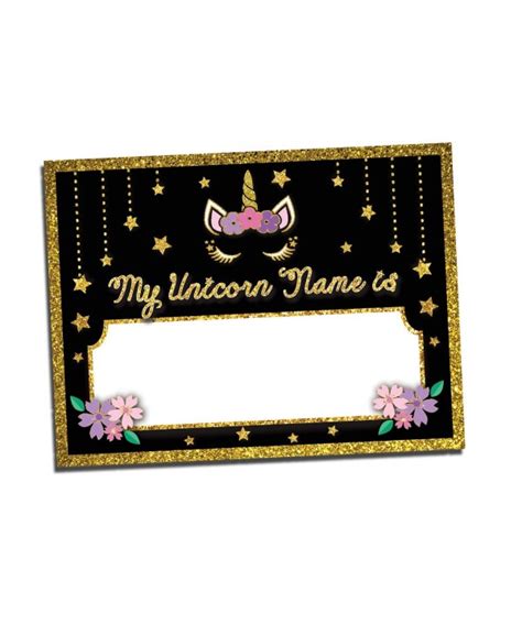 unicorn  tags  kids birthday party  game includes
