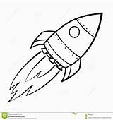 Rocket Ship Tattoo Coloring Drawing Uteer Spaceship Pages sketch template
