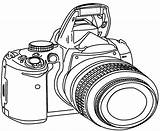 Nikon Camera Vector Drawing 35mm Coloring Template Photobucket sketch template