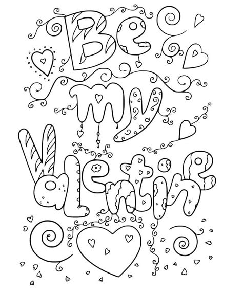 printable bee  valentine coloring page  printable coloring