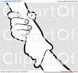 Hand Hands Clipart Gripping Clip Another Extended Royalty Outlined Illustration Vector Transparent Lal Perera Clipground  sketch template
