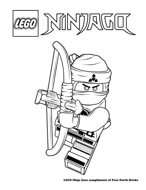 lego ninjago  zane coloring pages  wallpaper