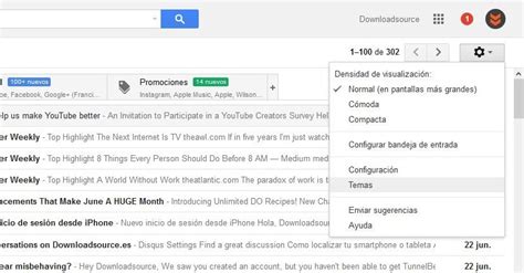 como personalizar el fondo de pantalla de gmail correo electronico