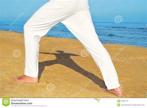 yoga archer pose stock image image  horizontal discipline