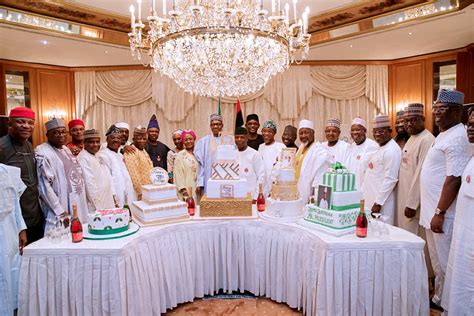 more photos from president buhari s surprise get together