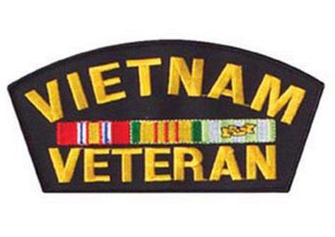 vietnam veteran logo patch   arched vietnam veterans veteran