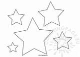 Star July 4th Patterns Coloring sketch template