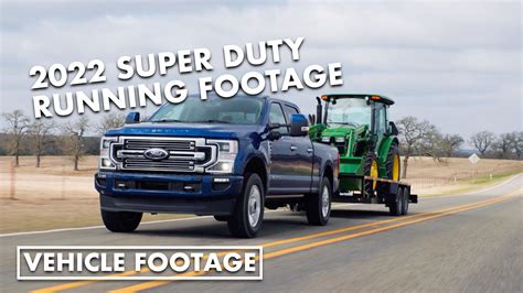 2022 Ford F Series Super Duty Running And Off Roading Footage