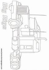 Coloring Pages Trucks Truck Big Semi Kenworth Rig Trailer Kids Painting Burning Patterns Wood Color Books Book Pink Tattoo Paper sketch template