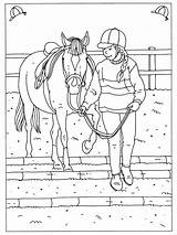 Kleurplaat Paarden Paard Ruiter Equitation Paradijs Tekening Imagesrc Tekeningen Uitprinten Leren Koets Heste sketch template