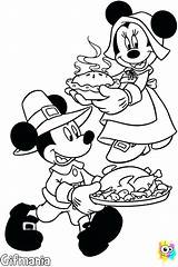 Coloring Thanksgiving Mickey Pages Getcolorings Mouse sketch template