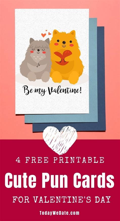 funny valentines day printables  puns valentines cards