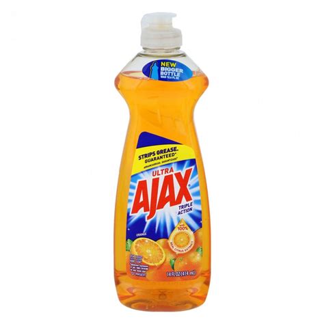 ajax dishwashing liquid  orange  oz  ct galaxy express