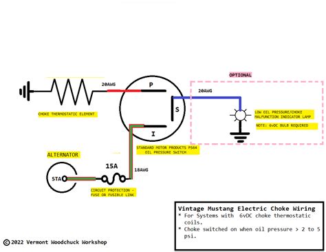 electric choke wiring options vintage mustang forums