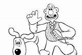Gromit Coloring Wallace Pages Rabbit Curse Were sketch template