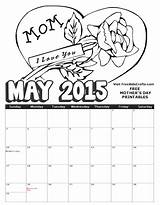 Calendar Coloring Pages Monthly May Printable Bunny Cotton Ball Print Kids sketch template