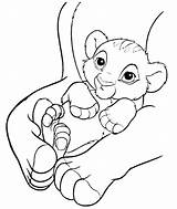 Lion Coloring Pages Cartoon Baby Getcolorings Printable Print Color sketch template