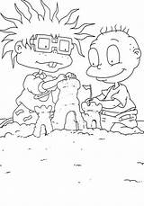 Coloring Pages Rugrats Tomy Popular sketch template