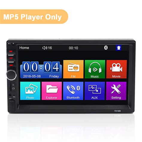 monqiqi   head unit double din hd touch screen bluetooth car radio stereo mp player usbsd