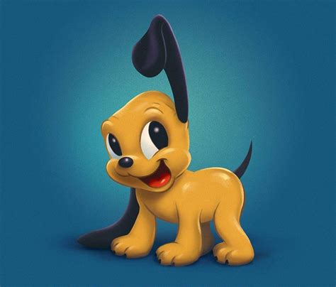 baby pluto    cute disney animal