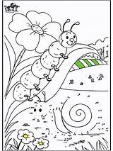 Caterpillar Coloring Pages Printable Dots Dot Connect Kids Number Colouring Funnycoloring Hungry Bible Chenille Bug Printables Animal Annonse Advertisement Numbers sketch template
