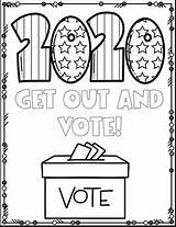 Coloring Pages Voting Election Preview sketch template
