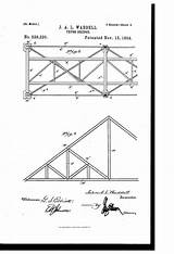 Truss Bridge Drawing Patents Patent Template Pages sketch template