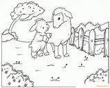 Sheep Lamb Pages Coloring Spring Online Color Nature Printable sketch template
