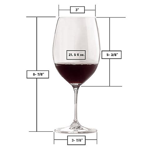Wine Glasses Size Chart David Simchi Levi