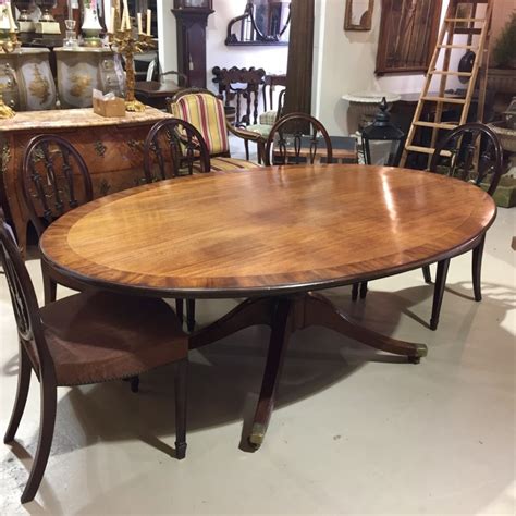 large georgian oval dining table  seater  sellingantiquescouk