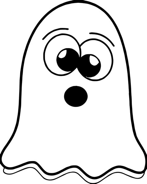 coloring page cute ghost coloring  printable printables
