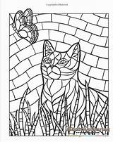 Mosaics Stained Adults Beginner Coloringstar sketch template